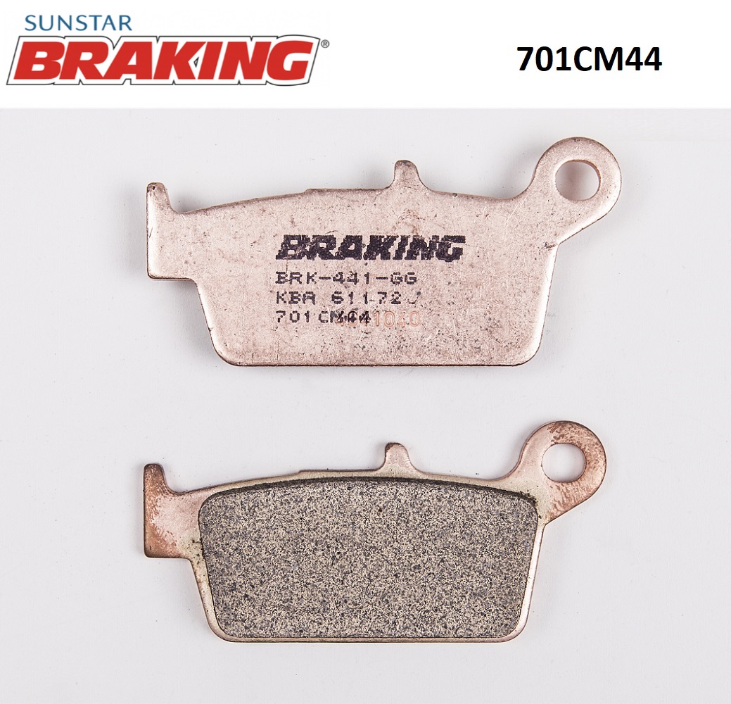 SİNTERLİ ARKA FREN BALATASI BRAKING 701CM44