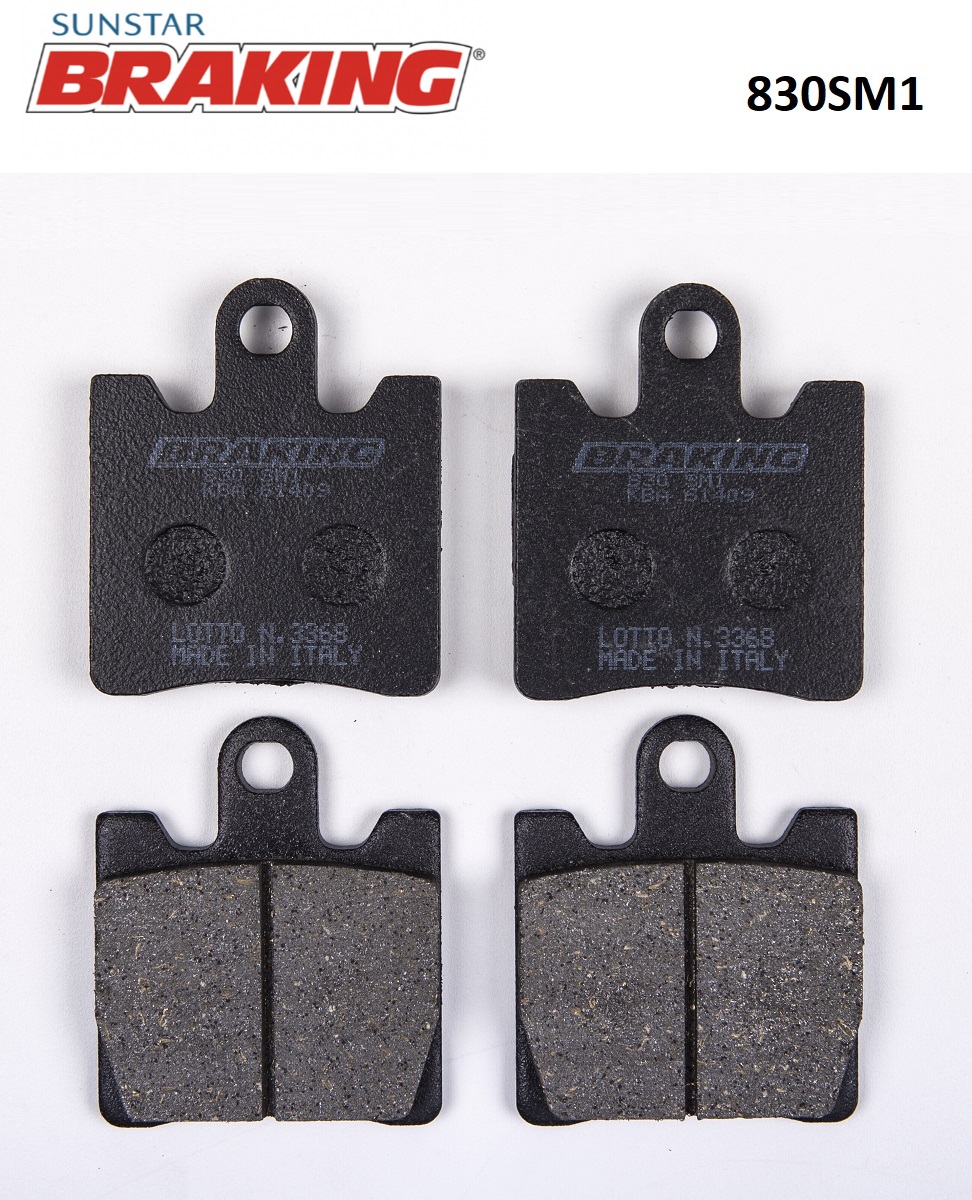 YARI METALİK ÖN FREN BALATASI BRAKING 830SM1