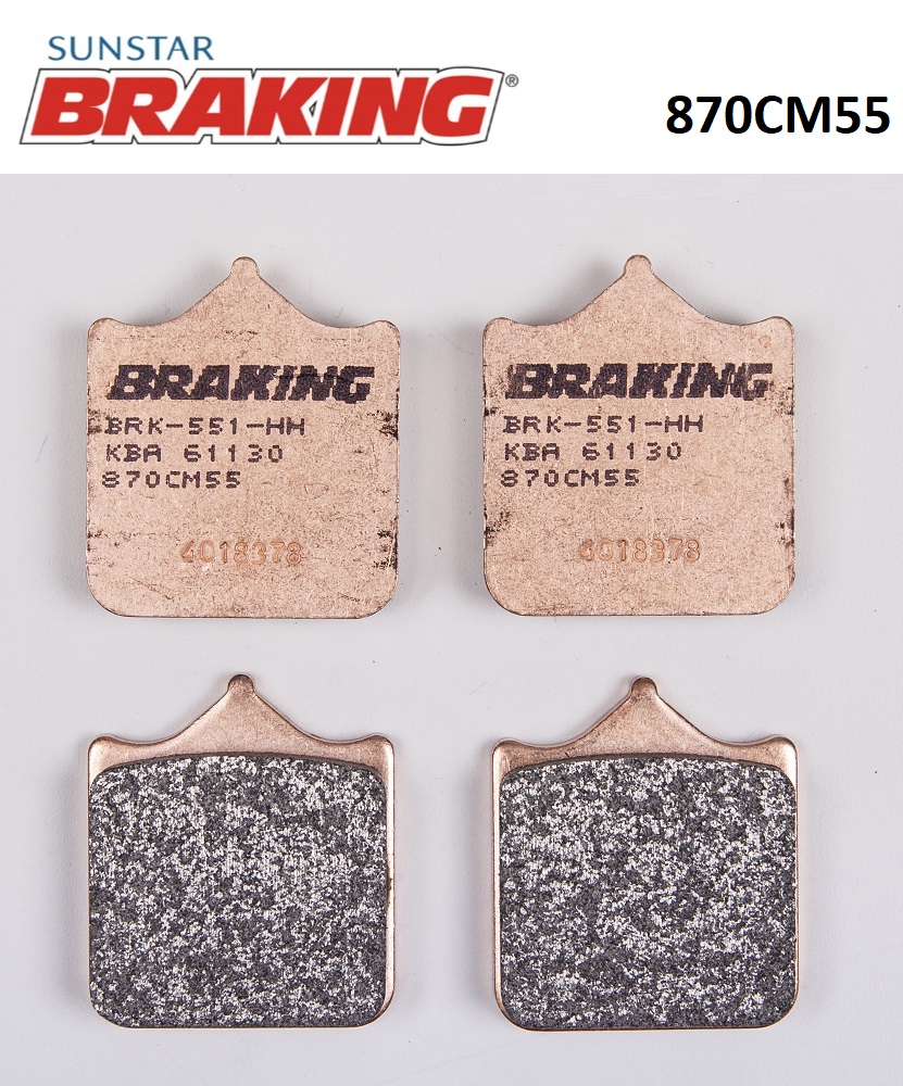 SİNTERLİ ÖN FREN BALATASI BRAKING 870CM55