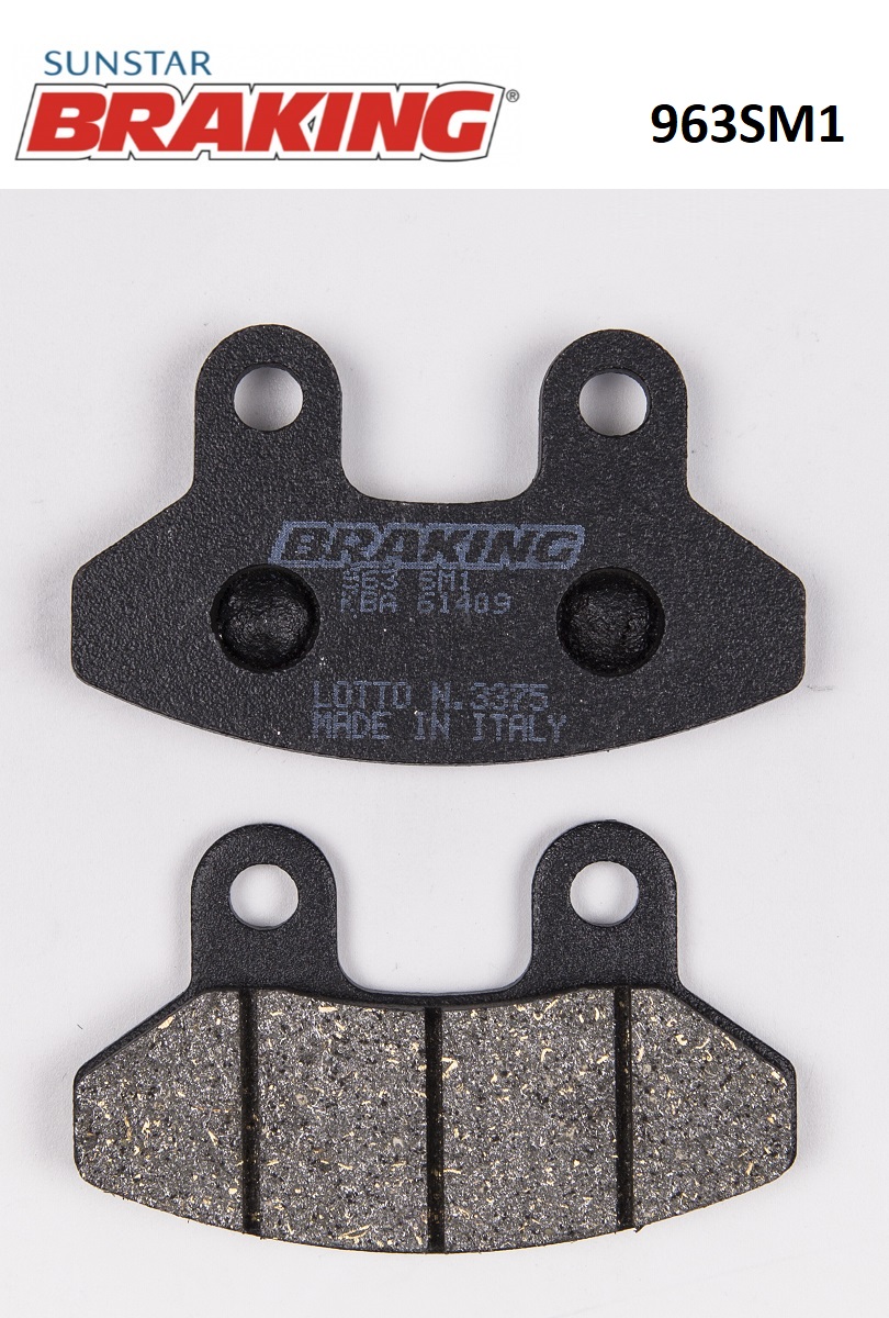 YARI METALİK ÖN FREN BALATASI BRAKING 963SM1