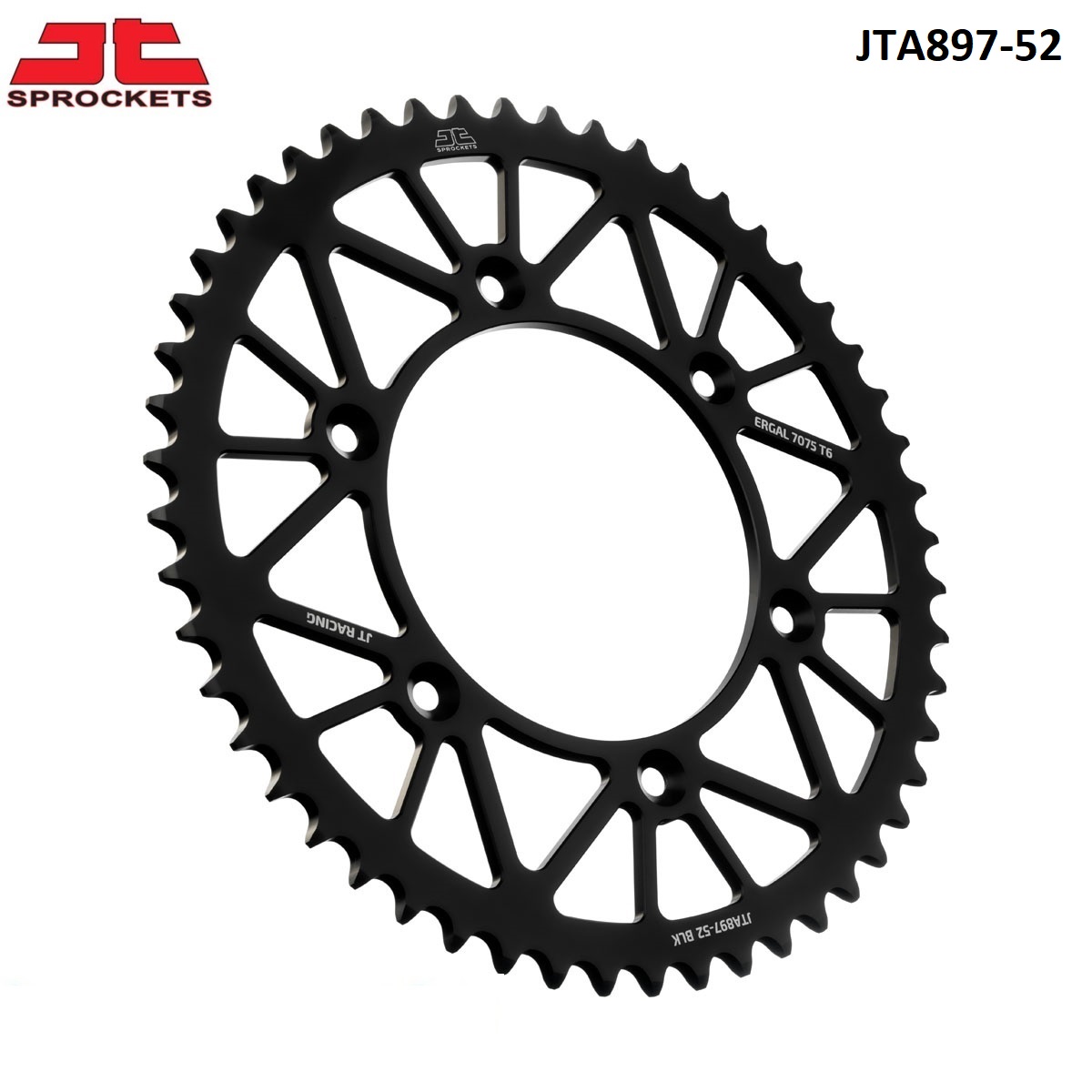 ARKA DİŞLİ SİYAH ALÜMİNYUM (BLK) JT JTA897-52