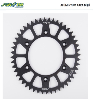 BETA 300cc RR 2T ENDURO / RACING 2015 Model SUNSTAR ARKA DİŞLİ 5-3556-51BK SİYAH ALÜMİNYUM